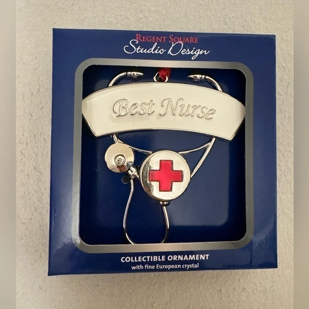 Best nurse ever collectible‎ ornament